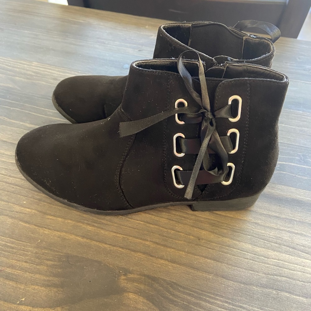 Black boots - Big Girls size 4 Brand New/Never Used